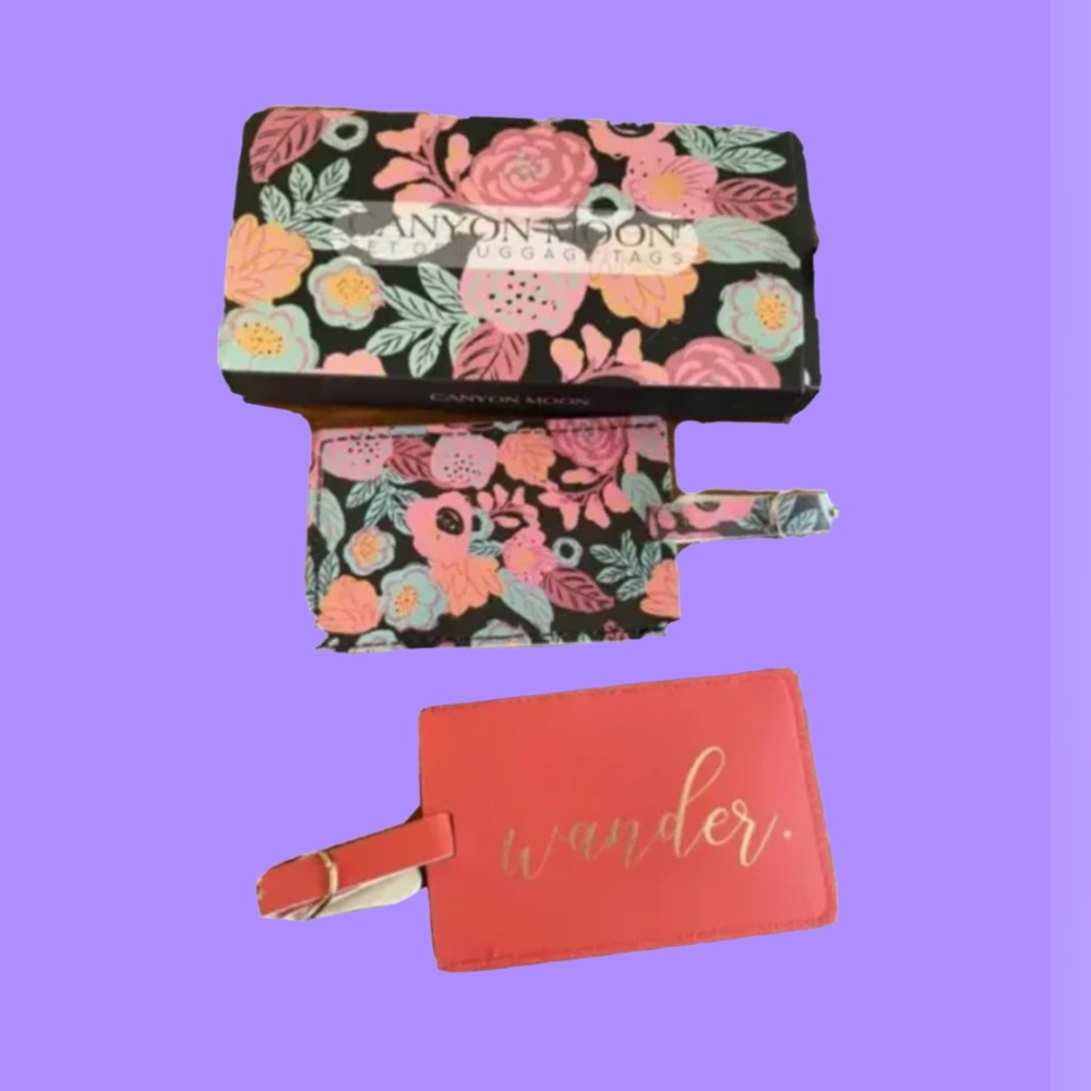 Canyon Moon Wander Luggage Tag Set of 2 Nee In Box